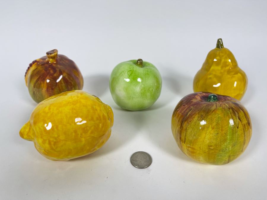 Collection Of Italian Ceramic Fruit Made In Italy By Bellini [Photo 1]