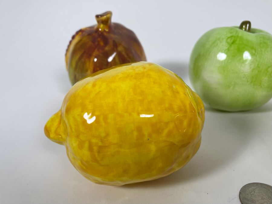 Collection Of Italian Ceramic Fruit Made In Italy By Bellini [Photo 4]