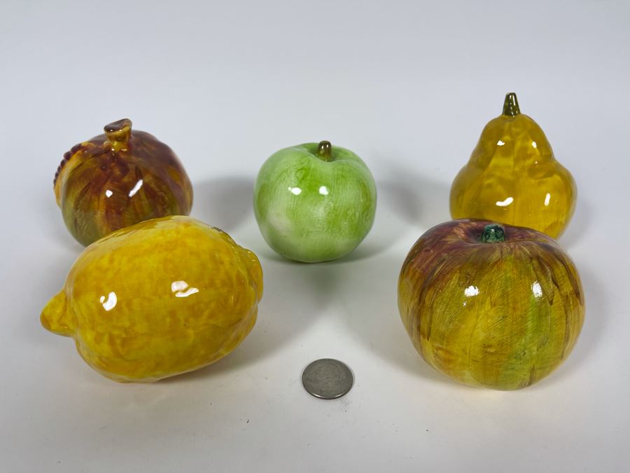 Collection Of Italian Ceramic Fruit Made In Italy By Bellini [Photo 2]