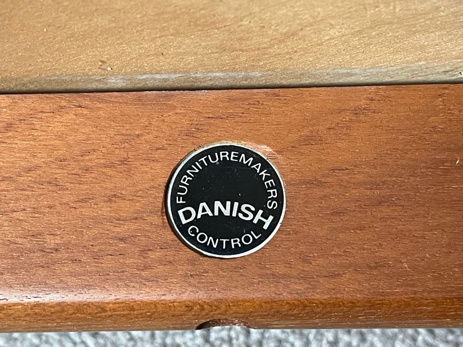 Mid-Century Modern Danish Teak Stool By Hugo Frandsen HF Spottrup 20W X 16H [Photo 3]