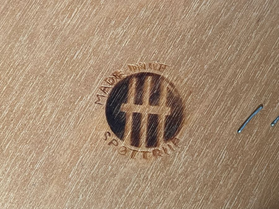 Mid-Century Modern Danish Teak Stool By Hugo Frandsen HF Spottrup 20W X 16H [Photo 11]