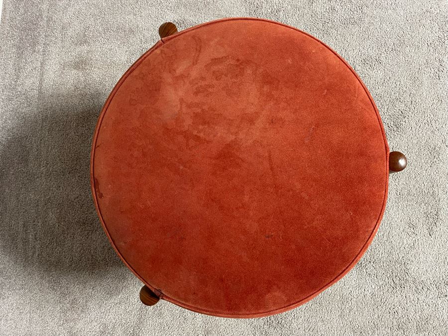 Mid-Century Modern Danish Teak Stool By Hugo Frandsen HF Spottrup 20W X 16H [Photo 9]