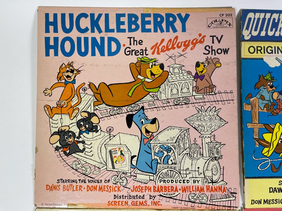Vintage Vinyl Records: Hanna-Barbera Huckleberry Hound, Quick Draw McGraw, All In The Family [Photo 3]
