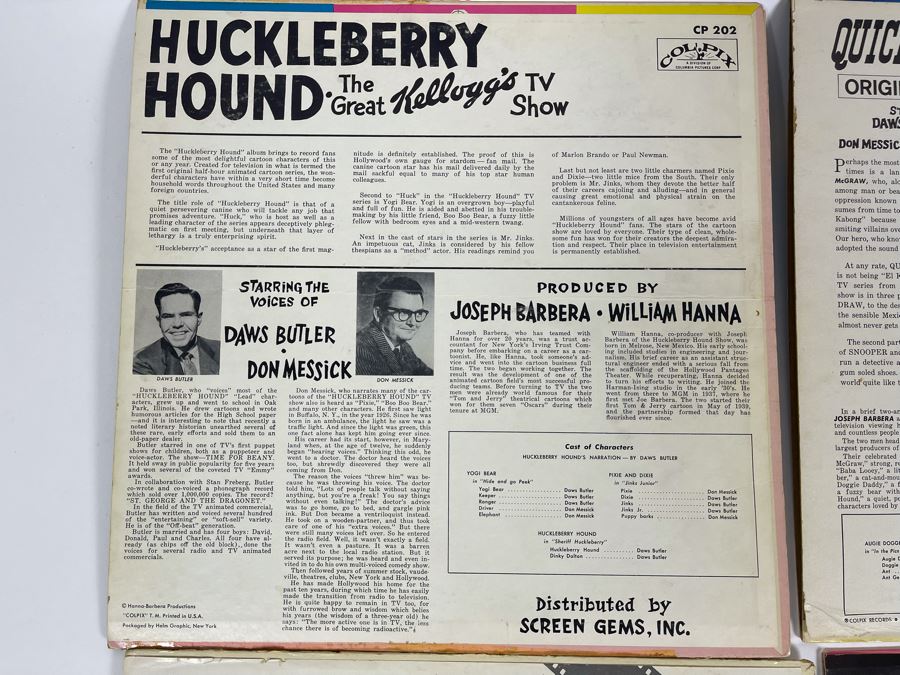 Vintage Vinyl Records: Hanna-Barbera Huckleberry Hound, Quick Draw McGraw, All In The Family [Photo 11]