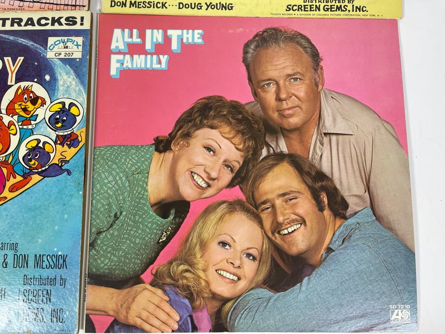Vintage Vinyl Records: Hanna-Barbera Huckleberry Hound, Quick Draw McGraw, All In The Family [Photo 6]