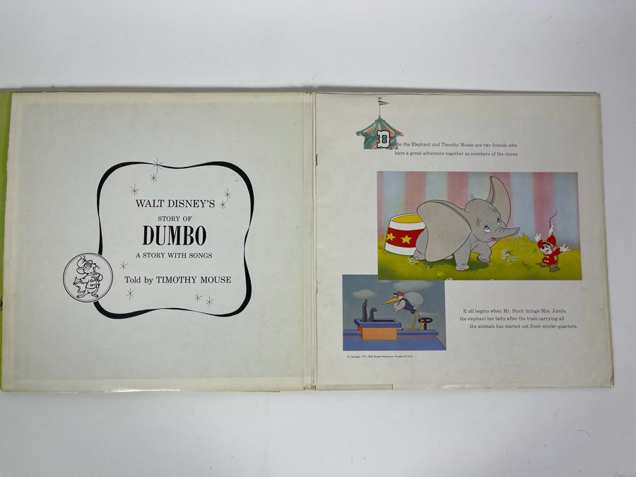 Walt Disney's The Jungle Book Record And Book And Walt Disney's Story Of Dumbo Record And Book [Photo 3]