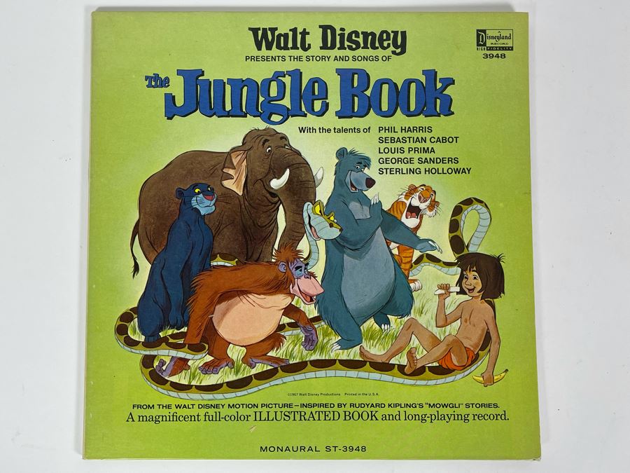 Walt Disney's The Jungle Book Record And Book And Walt Disney's Story Of Dumbo Record And Book [Photo 14]