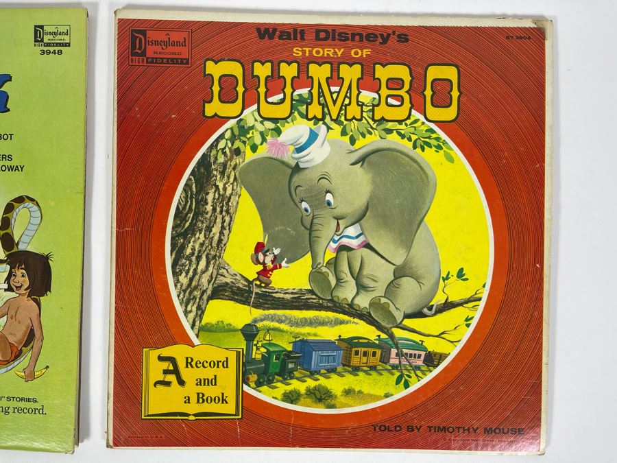 Walt Disney's The Jungle Book Record And Book And Walt Disney's Story Of Dumbo Record And Book [Photo 2]