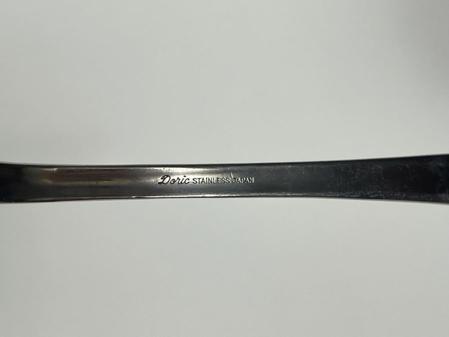 Stainless Steel Flatware Set Doric Made In Japan [Photo 3]