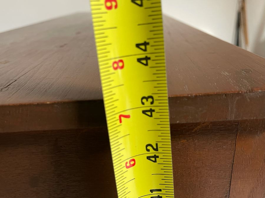 Vintage Wooden 5-Drawer Chest Of Drawers Dresser 41W X 19D X 43H [Photo 12]