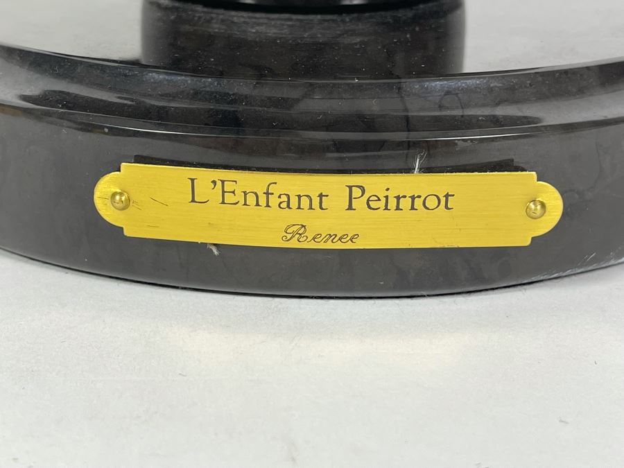 Artist Renée 1992 Limited Edition Bronze Bust Titled 'L'Enfant Peirrot' 4 Of 24 8'W X 12.5'H [Photo 6]