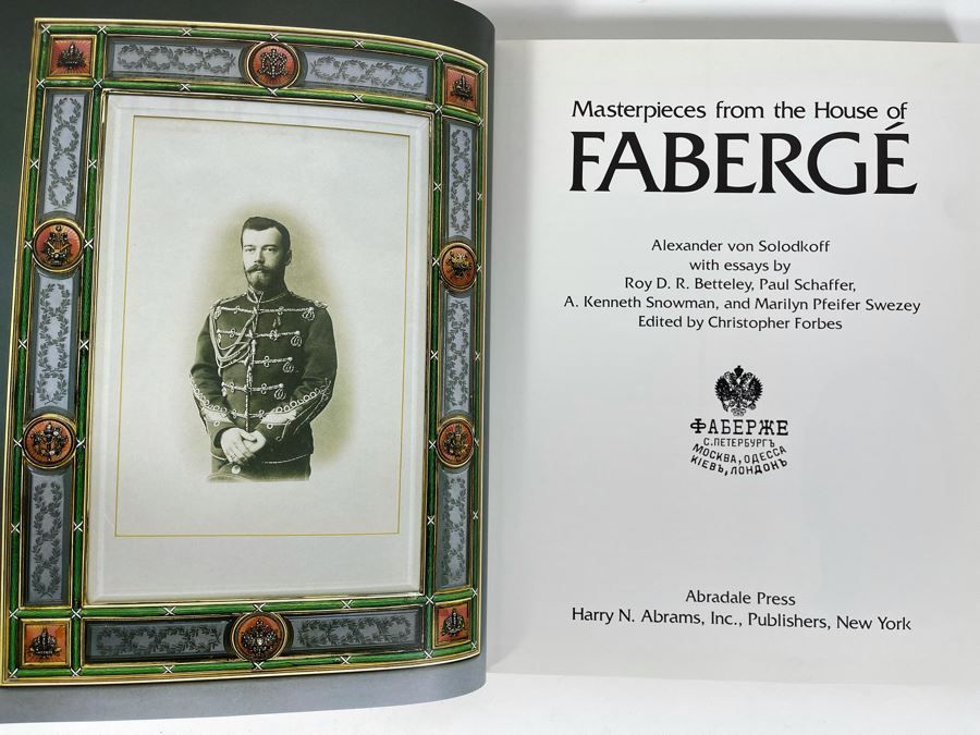 Masterpieces From The House Of Faberge Book Harry N. Abrams [Photo 4]
