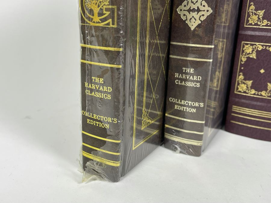 Pair Of Sealed The Harvard Classics Collector's Edition Books Plato Epictetus Marcus Aurelius And Charles Dickens David Copperfield The Franklin Library Book [Photo 4]