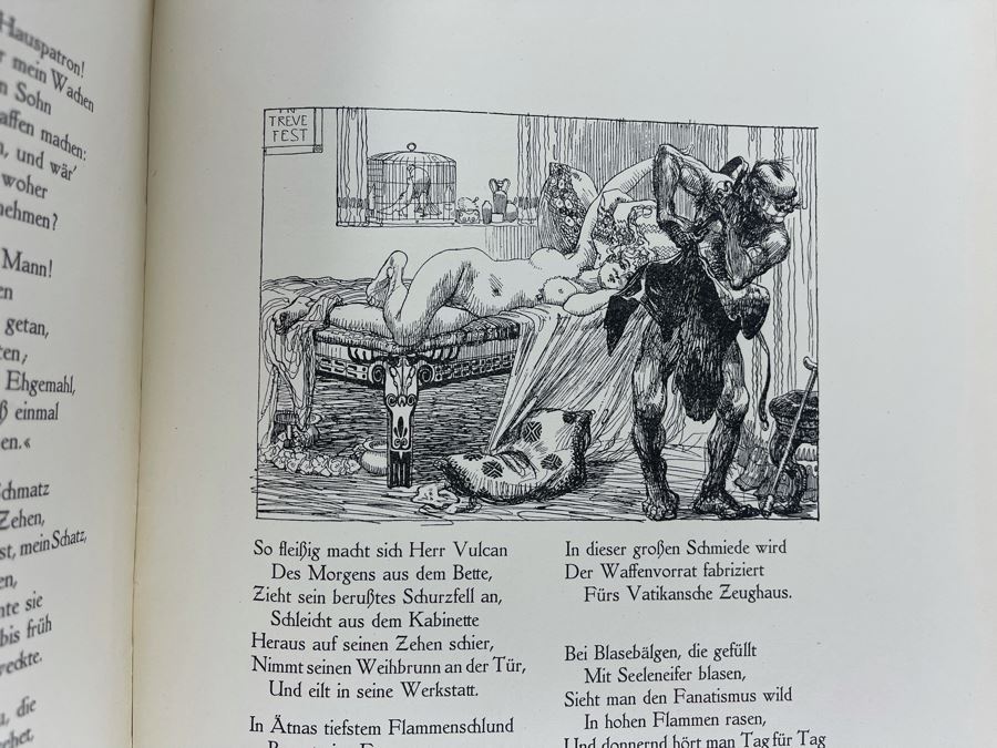 Vergils Aeneis German Book With Illustrations By Heinrich Kley (The Man Who Inspired Disney) [Photo 17]