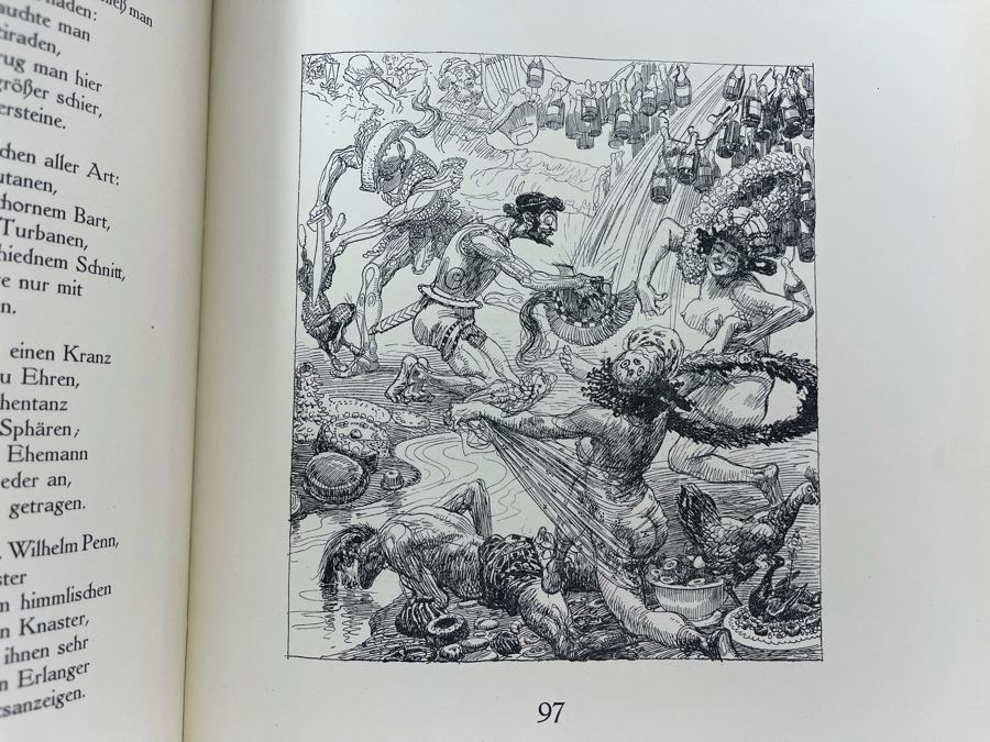 Vergils Aeneis German Book With Illustrations By Heinrich Kley (The Man ...