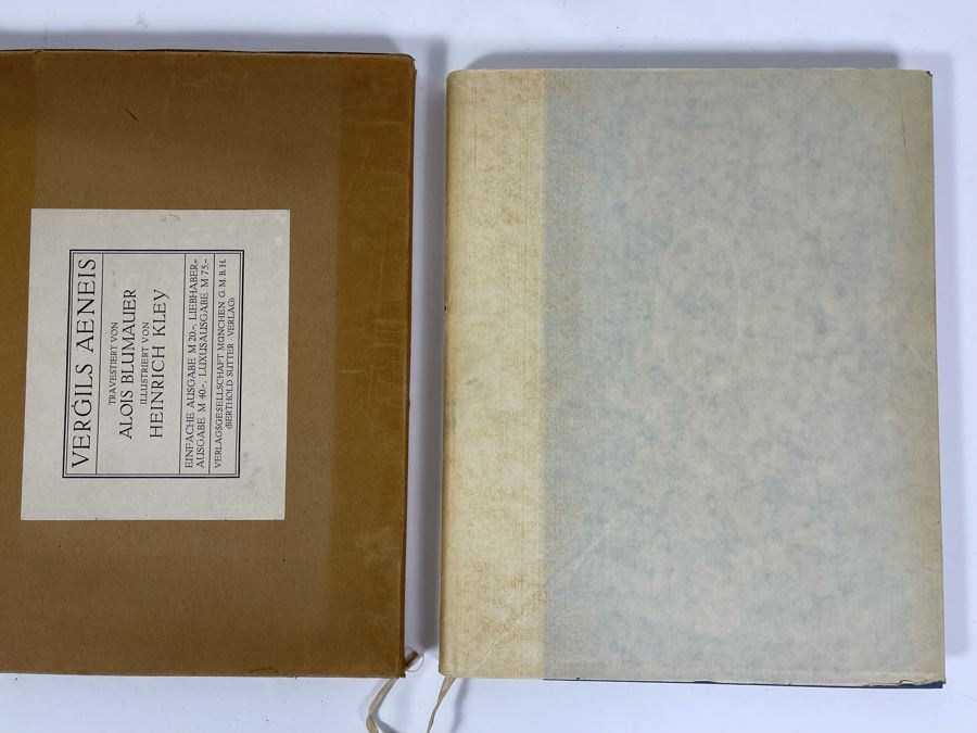 Vergils Aeneis German Book With Illustrations By Heinrich Kley (The Man Who Inspired Disney) [Photo 4]