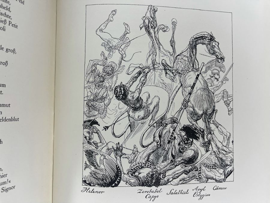 Vergils Aeneis German Book With Illustrations By Heinrich Kley (The Man Who Inspired Disney) [Photo 16]