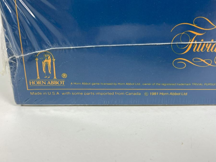 Sealed Trivial Pursuit Mastergame Genus Edition 1981 [Photo 4]
