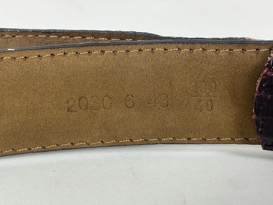 Lladro Tejus Lizard Belt Size 40 [Photo 7]