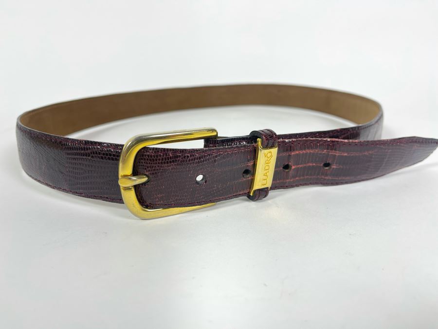 Lladro Tejus Lizard Belt Size 40 [Photo 2]