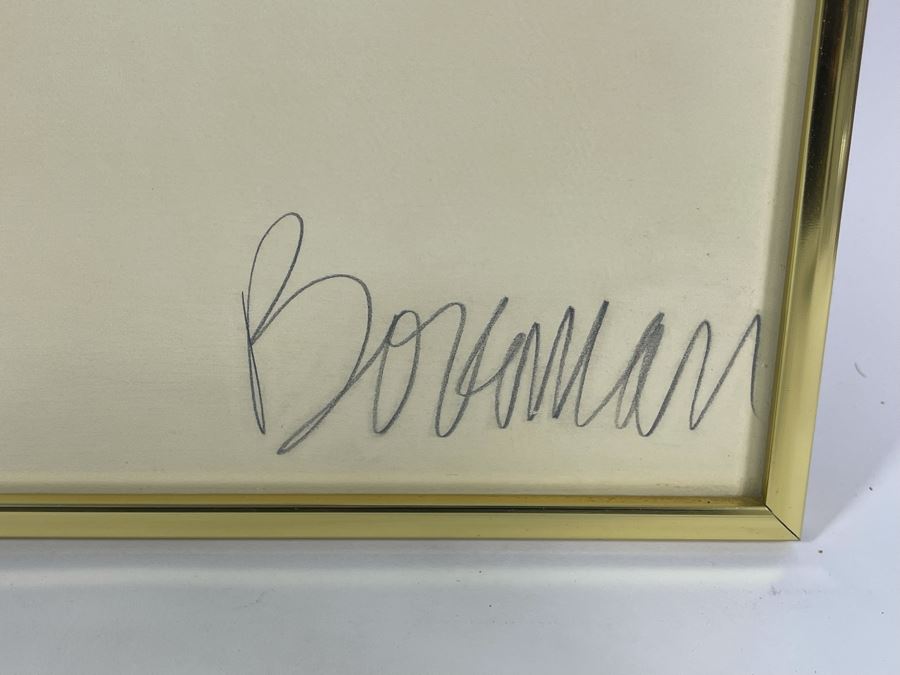 Bob Boreman Hand Signed Artist Proof Mermaid Print Framed 18 X 24 [Photo 8]