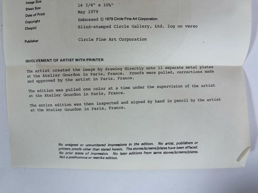 Judith Bledsoe Hand Signed Limited Edition Framed Print Titled Whales 10.5 X 15 [Photo 15]