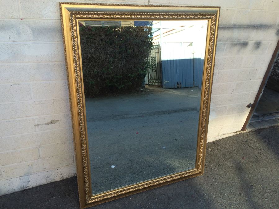Gold Beveled Mirror [Photo 1]