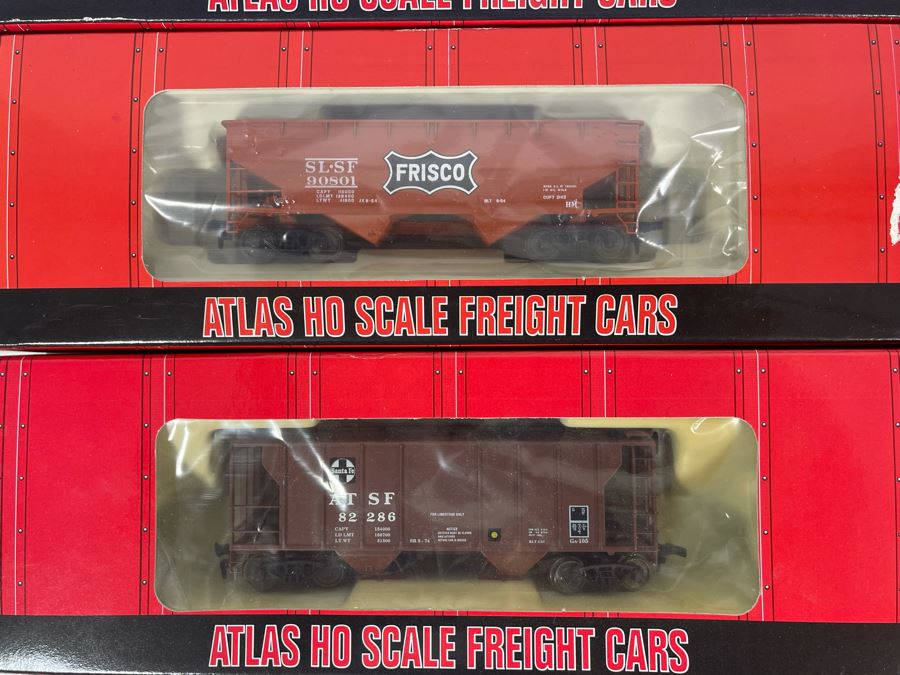 Collection Of Nine Atlas Ho Scale Freight Cars Trains - See Photos For Trains [Photo 5]