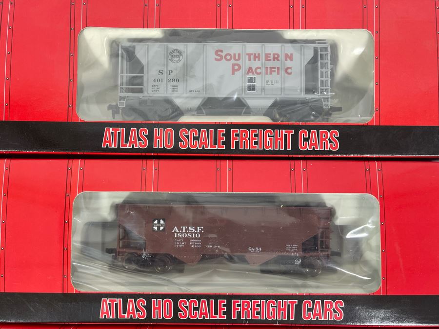 Collection Of Nine Atlas Ho Scale Freight Cars Trains - See Photos For Trains [Photo 6]