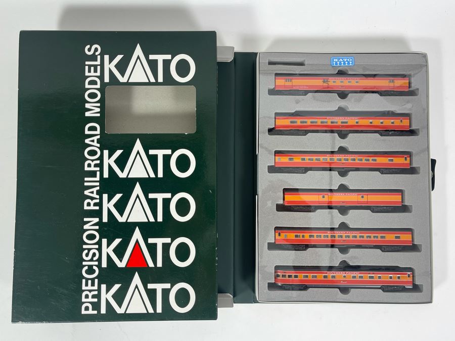 6 Car Set Kato Precision Railroad Models Trains Southern Pacific