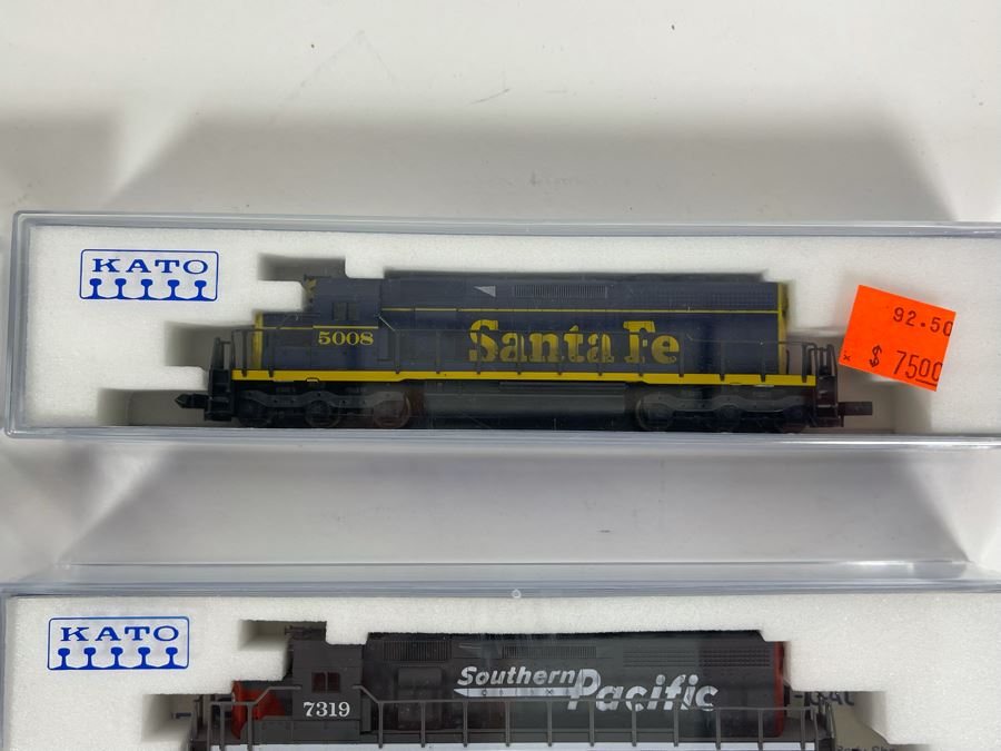 Set Of Seven Kato Precision Railroad Models Trains See Photos 5 3/8' [Photo 8]
