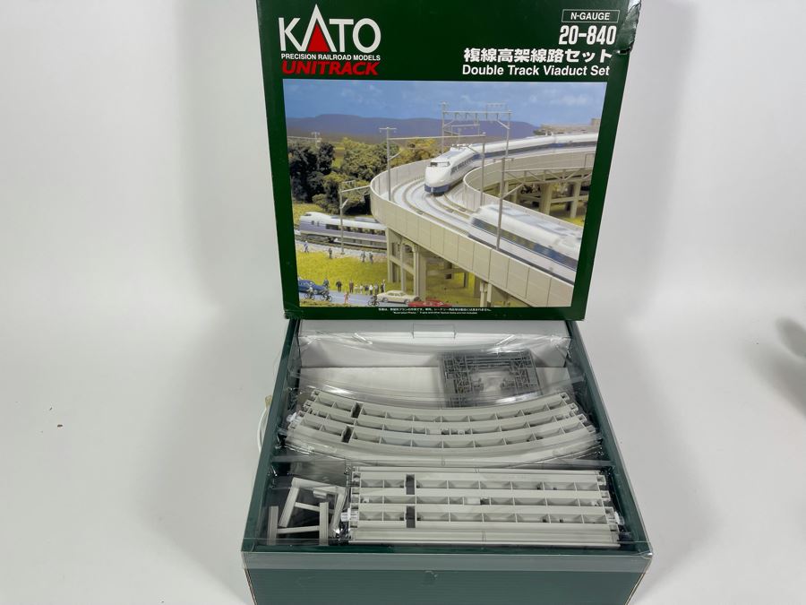 Kato Double Track Viaduct Set For Train N-Gauge 20-840 [Photo 1]