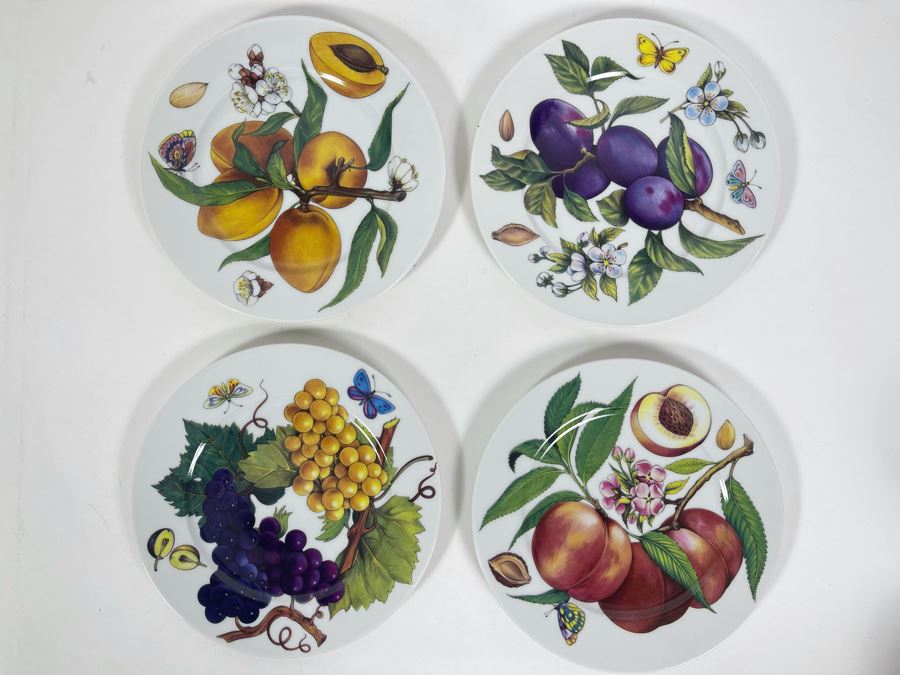 Set Of Four 7.5' Limoges Plates By I. Godinger