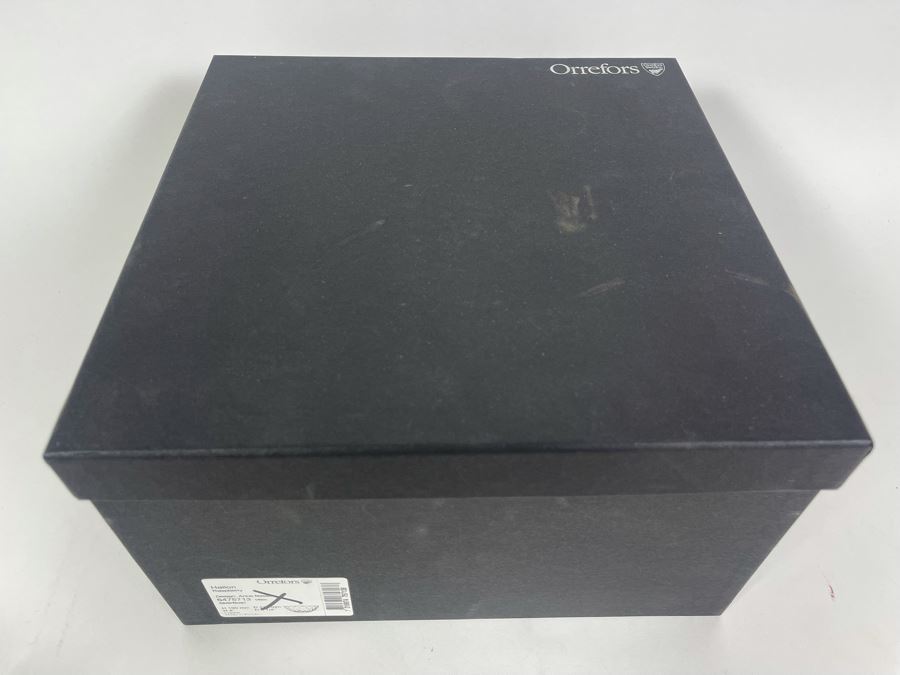 Orrefors Hallon Raspberry Bowl By Anne Nilsson Made In Sweden With Box 8.25R X 4H [Photo 11]