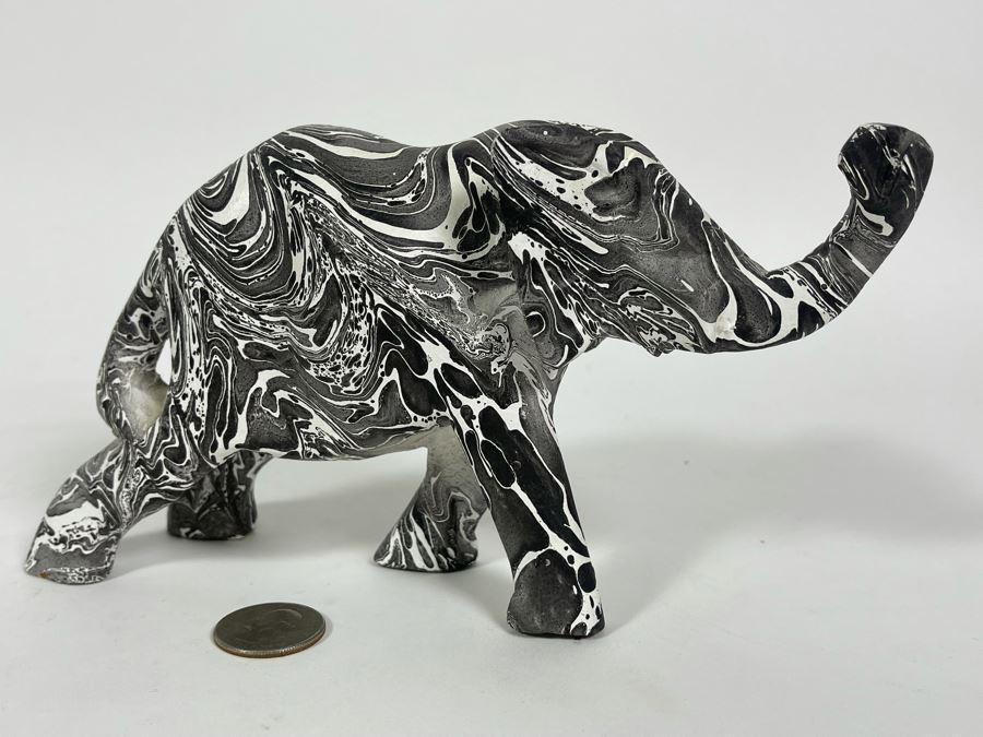 Elephant Sculpture 8W X 2.5D X 4.5H [Photo 1]
