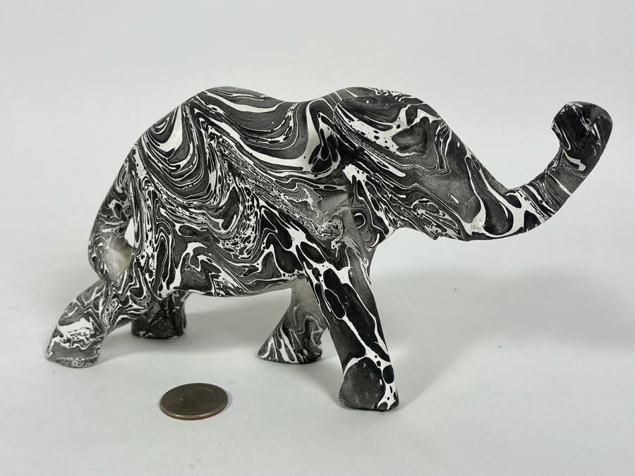 Elephant Sculpture 8W X 2.5D X 4.5H [Photo 2]