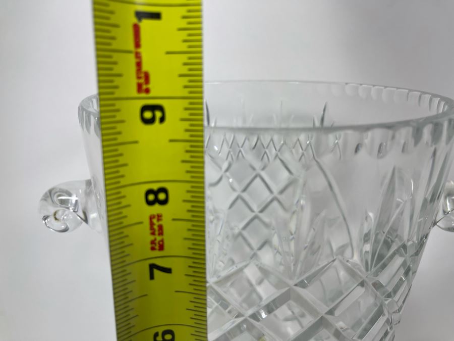 Orrefors Sweden Crystal Ice Bucket 8H (R) And Large Crystal Ice Bucket 8.5H [Photo 9]