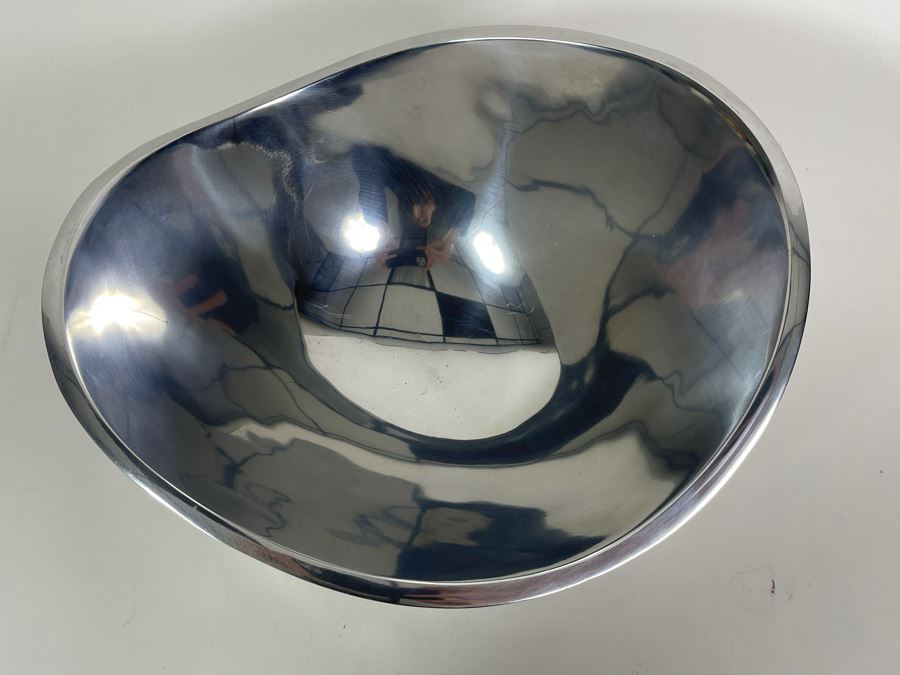 Nambe Butterfly Bowl Designed By Richard K. Thomas 569B 10.5W X 9.5D X 5.5H Retails $150 [Photo 4]