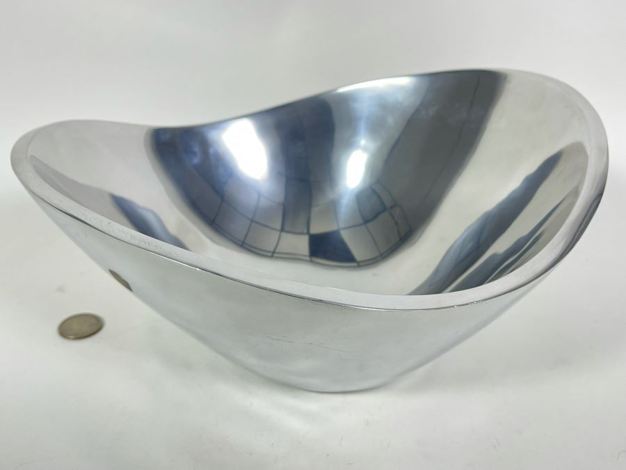 Nambe Butterfly Bowl Designed By Richard K. Thomas 569B 10.5W X 9.5D X 5.5H Retails $150 [Photo 3]