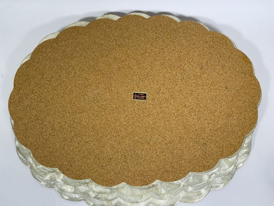 Eight Shell-Craft Capiz Shell Placemats 19W X 13D [Photo 5]