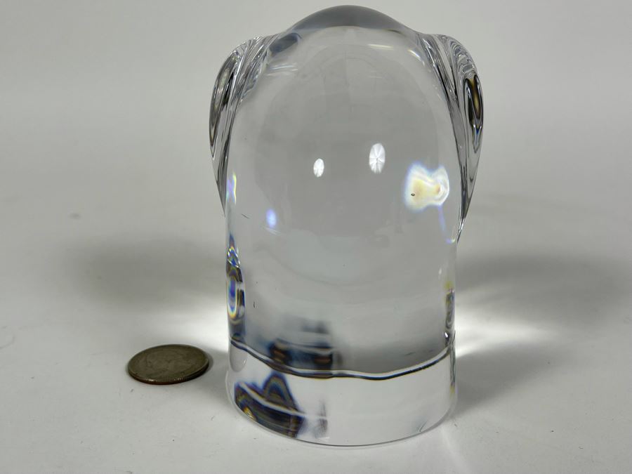 Orreors Sweden Crystal Elephant Figurine 4H [Photo 5]