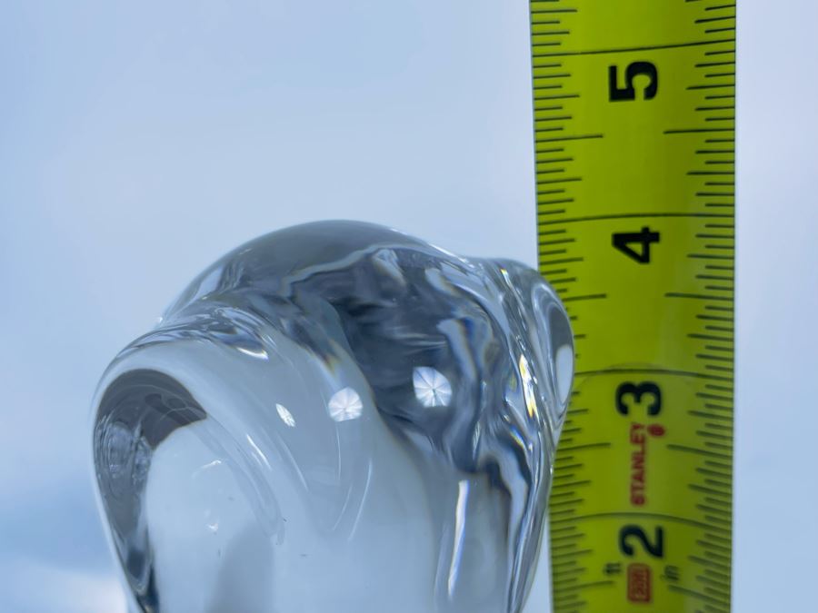 Orreors Sweden Crystal Elephant Figurine 4H [Photo 7]