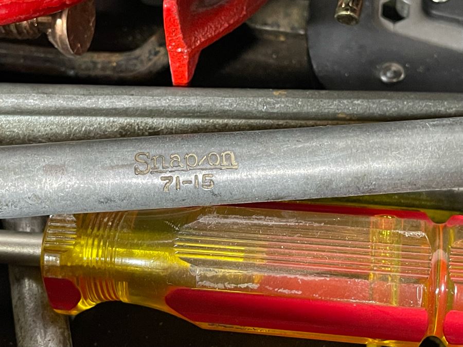 Waterloo Industrial Machinist Toolbox Loaded With Tools Including Snap-On, Craftsman, Mercedes-Benz Wrenches 21W X 9D X 13.5H - See Photos [Photo 6]