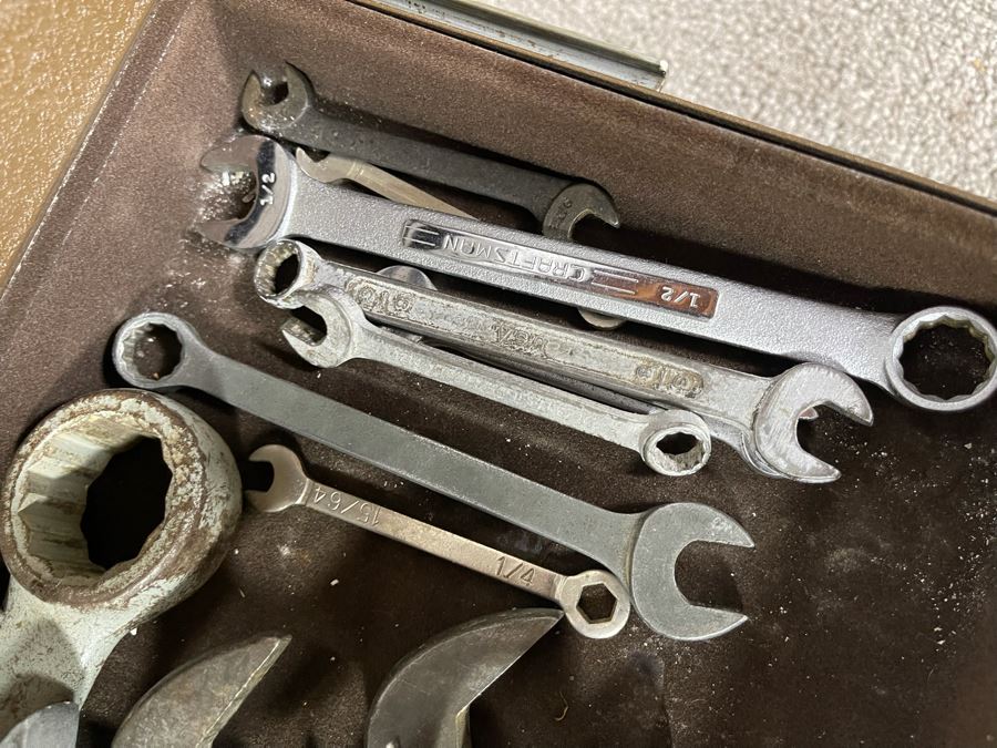 Waterloo Industrial Machinist Toolbox Loaded With Tools Including Snap ...