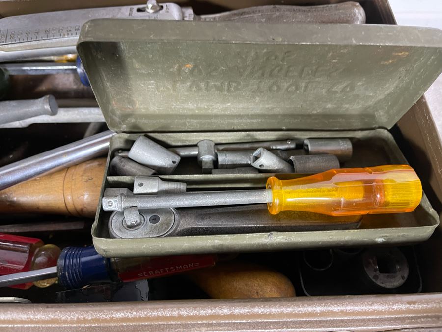 Waterloo Industrial Machinist Toolbox Loaded With Tools Including Snap-On, Craftsman 21W X 9D X 13.5H - See Photos [Photo 9]