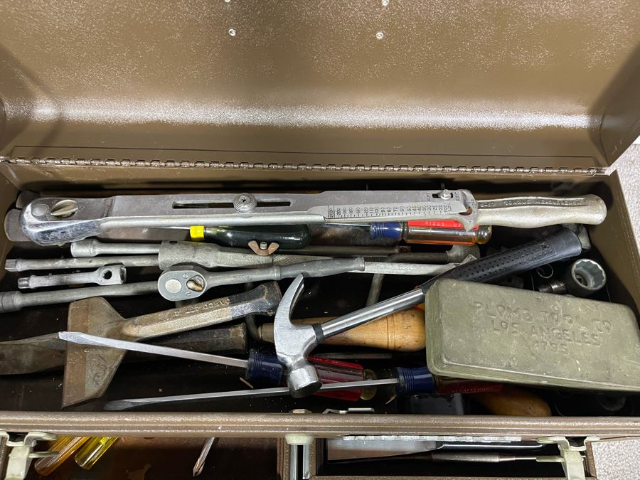 Waterloo Industrial Machinist Toolbox Loaded With Tools Including Snap-On, Craftsman 21W X 9D X 13.5H - See Photos [Photo 6]