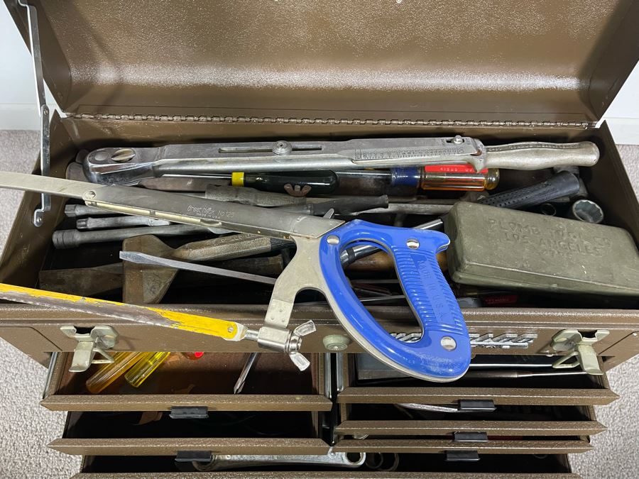 Waterloo Industrial Machinist Toolbox Loaded With Tools Including Snap-On, Craftsman 21W X 9D X 13.5H - See Photos [Photo 5]