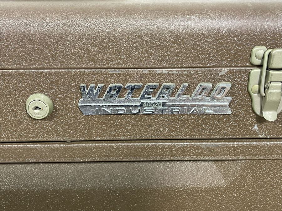 Waterloo Industrial Machinist Toolbox Loaded With Tools Including Snap-On, Craftsman 21W X 9D X 13.5H - See Photos [Photo 30]