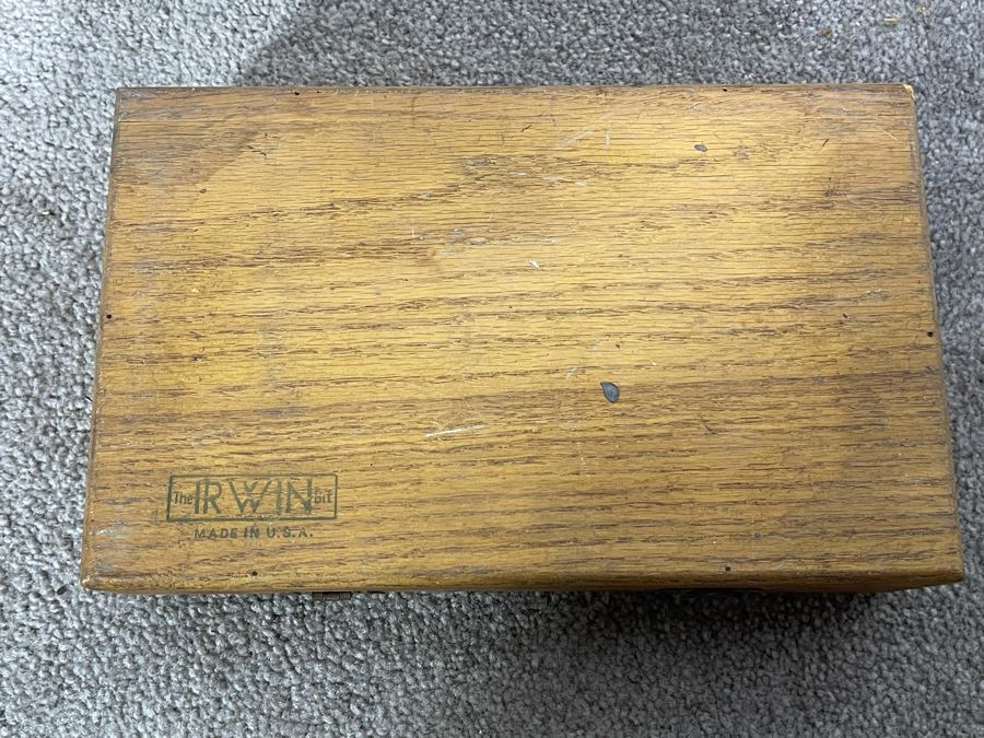 Irwin Auger Drill Bit Set With Wooden Box [Photo 4]