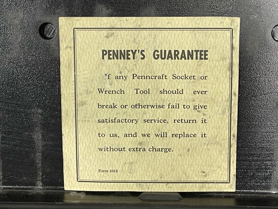 Vintage New Old Stock Penncraft Socket Wrench Tool Set J.C. Penny [Photo 3]